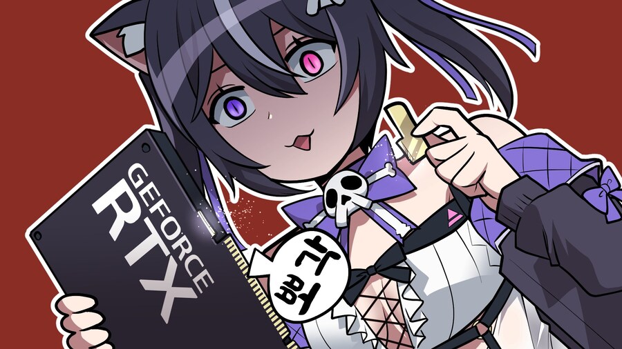 버미육)컴퓨터 수리하다 그래픽 카드 뽀게먹은 실키아짱_1.jpg