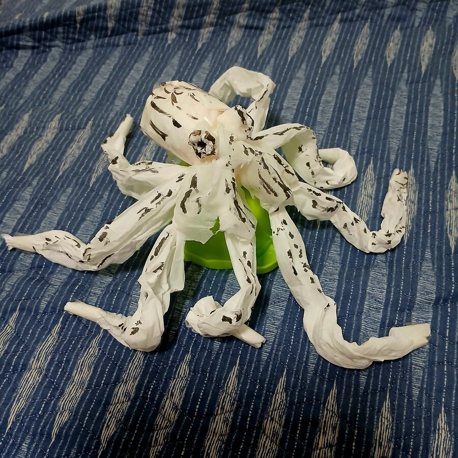 만들기) 휴지로 문어를 만들어봤음_11.jpg