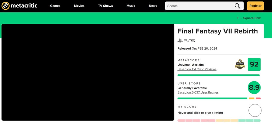 파이널 판타지 7 리버스, 2024 평론가 리뷰가 가장 많은 게임_2.png