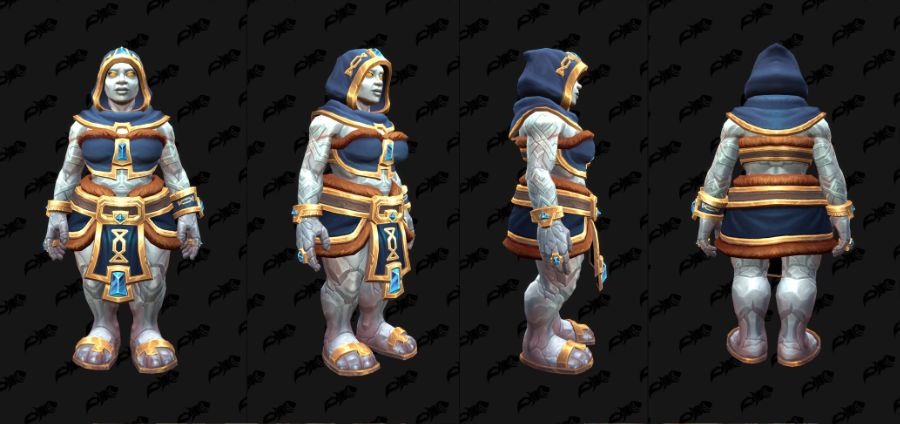 와우 내부 전쟁 신규 종족 '토석인' 방어구 및 무기 세트_2.jpg