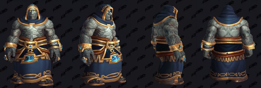 와우 내부 전쟁 신규 종족 '토석인' 방어구 및 무기 세트_3.jpg