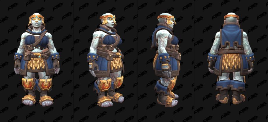 와우 내부 전쟁 신규 종족 '토석인' 방어구 및 무기 세트_4.jpg