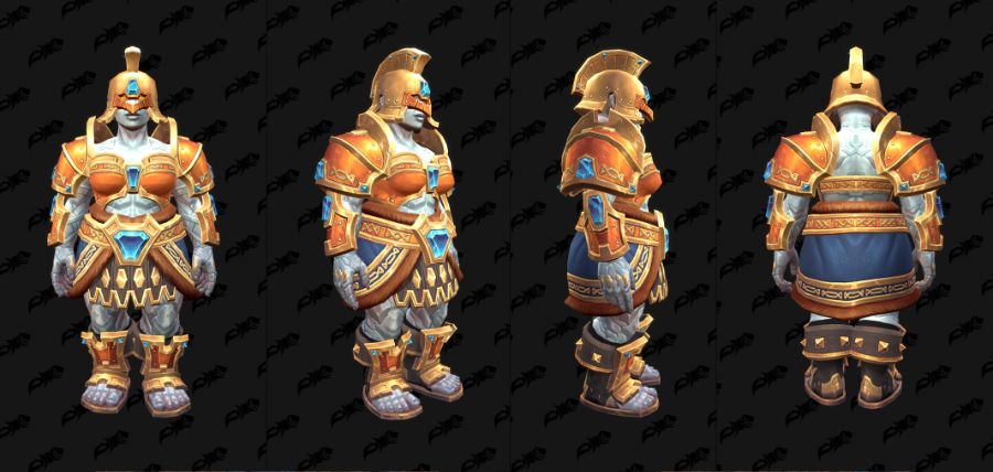 와우 내부 전쟁 신규 종족 '토석인' 방어구 및 무기 세트_6.jpg