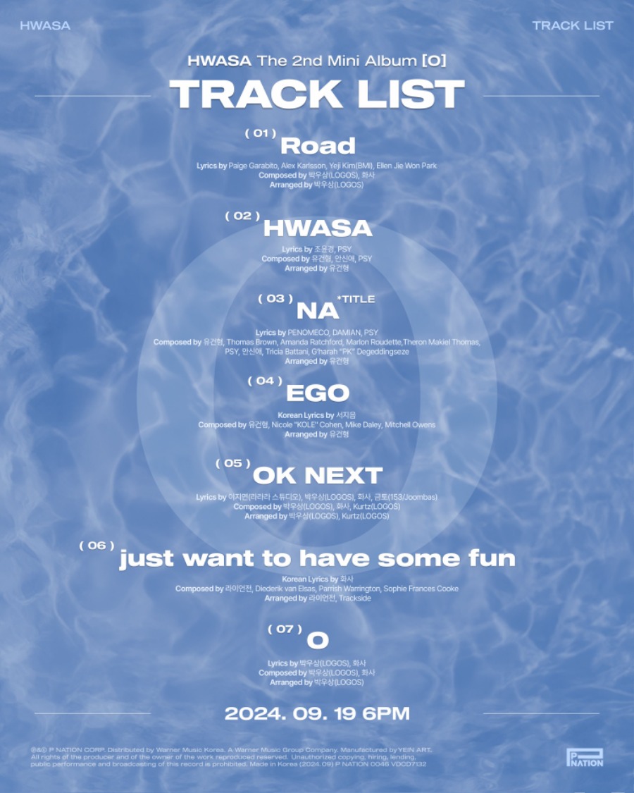 [HWASA] The 2nd Mini Album [O]  Tracklist.jpg