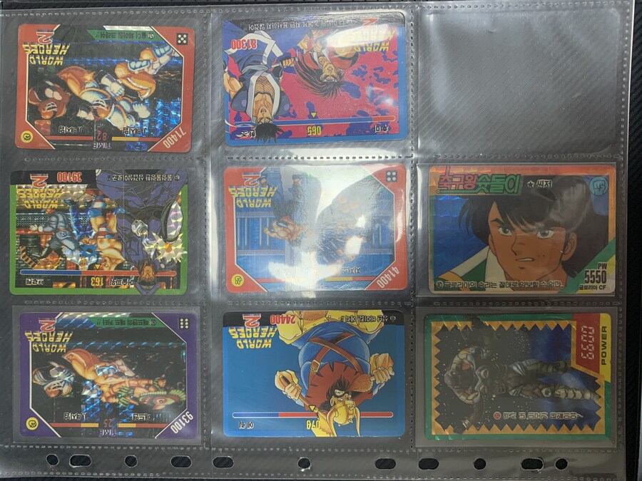 90년대 유일한 취미 애니 오락 드래곤볼 프리즘 카드 수집물품입니다_14.jpg