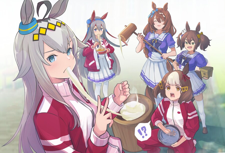 [말딸] 만드는 중인 떡을 먹는 오구리 캡_1.jpg