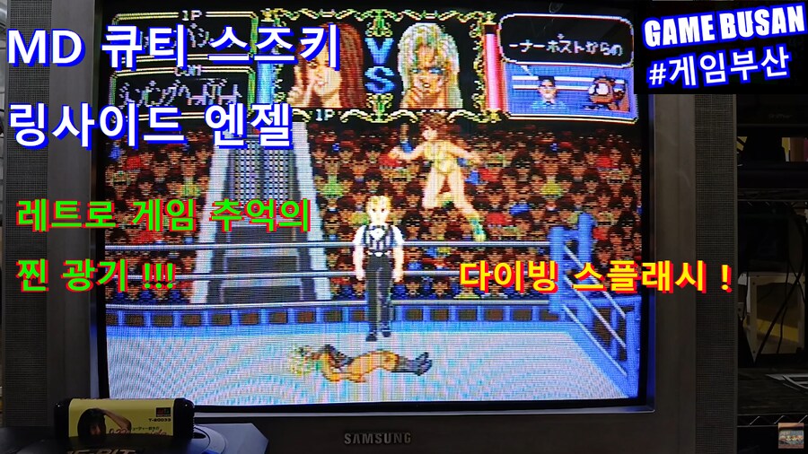 레트로 게임 추억의 찐 광기 !!! 여자레슬링 큐티 스즈키 링사이드엔젤_1.png