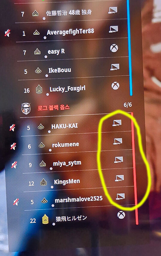 XSX 크로스플레이 이 표시는 뭘로 접속했다는건가요_1.jpg