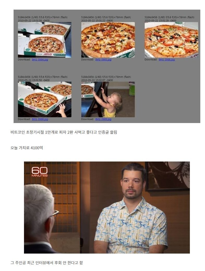 비트코인으로 피자 사 먹은 거상