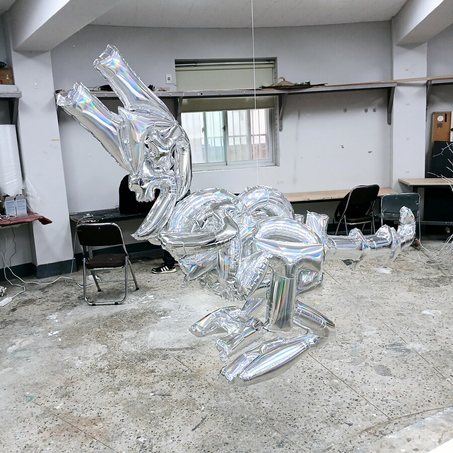 만들기) 풍선으로 티라노 만들었어요^^_5.jpg