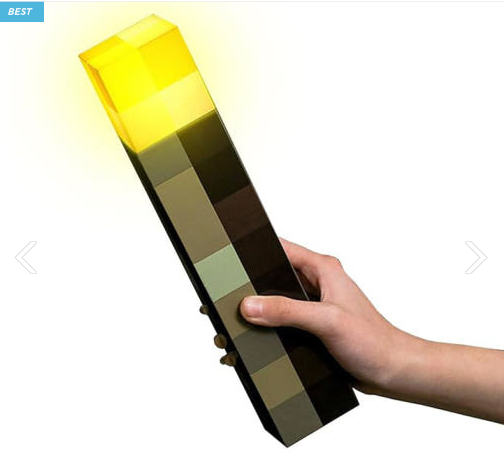 주문량이 늘고 있다는 마인크래프트 횃불 무드등_1.webp