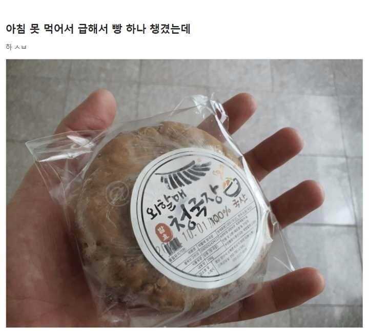 출근길에 챙긴 모닝빵의 정체.jpg_1.jpg