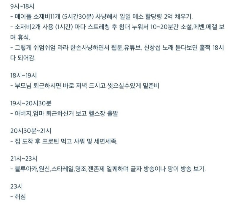 메이플 메소팔아서 먹고사는 백수의 하루 루틴_2.png