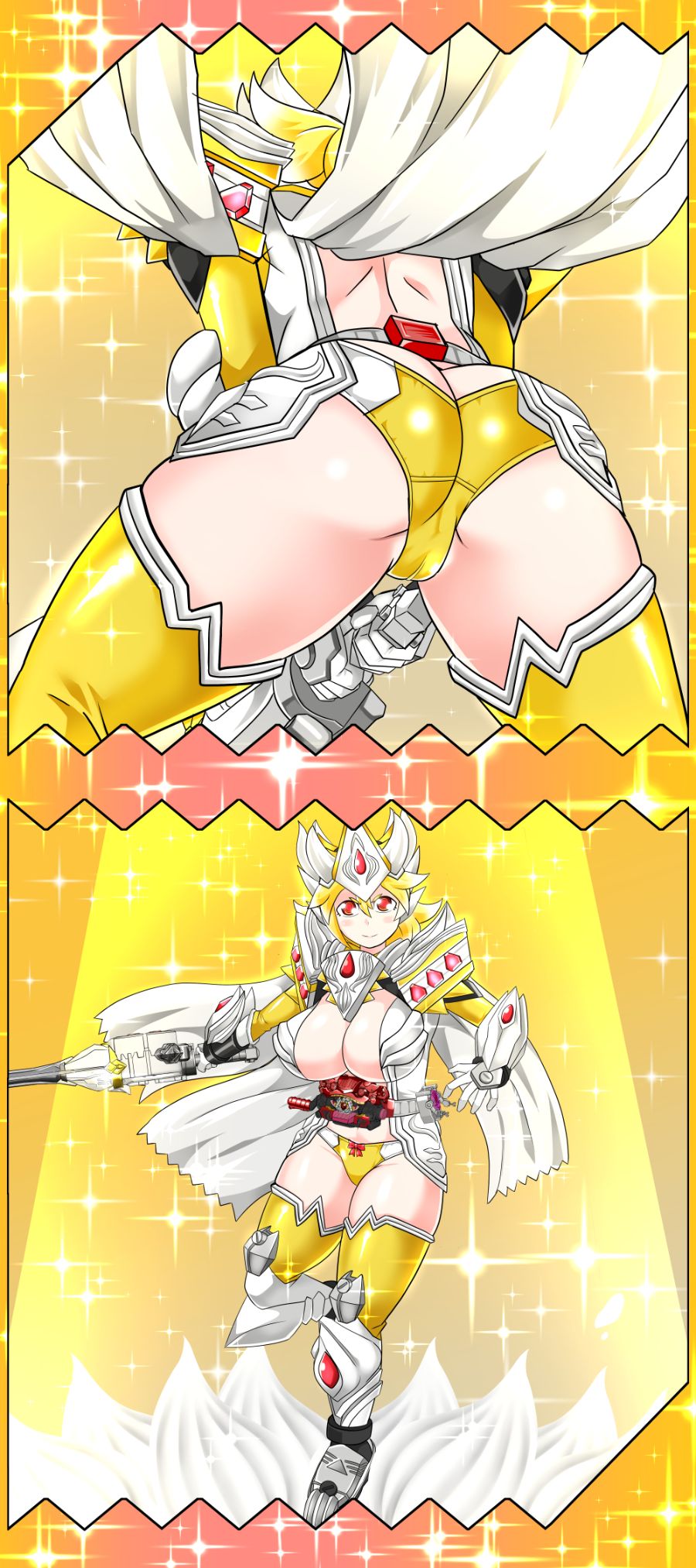 (엉덩이) (후방) 가면라이더 가브+가브 모에화 그림 모음_12.jpg