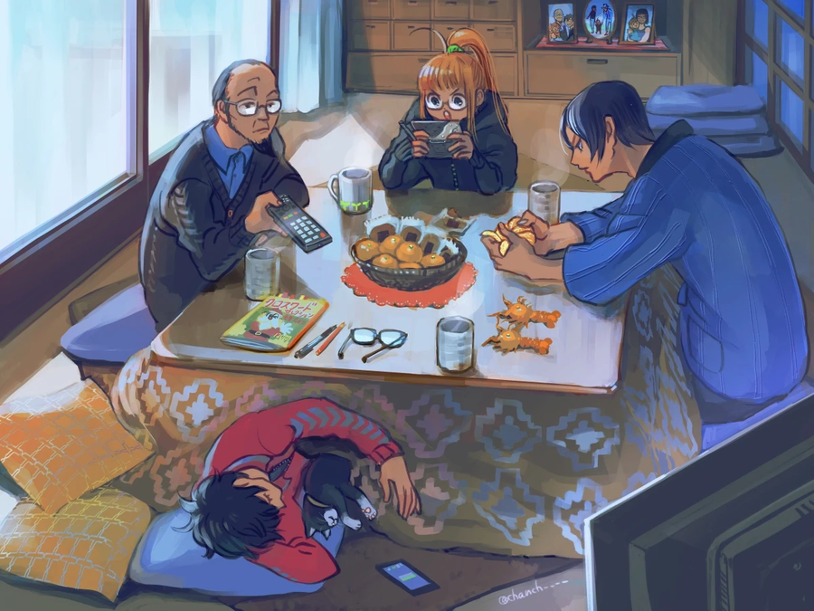 페르소나5) 카페 르블랑의 크리스마스 아침_1.webp