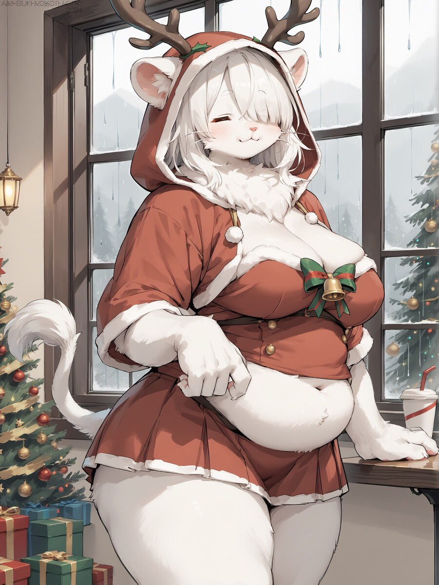 크리스마스 베이비를가진 고양이_1.jpg