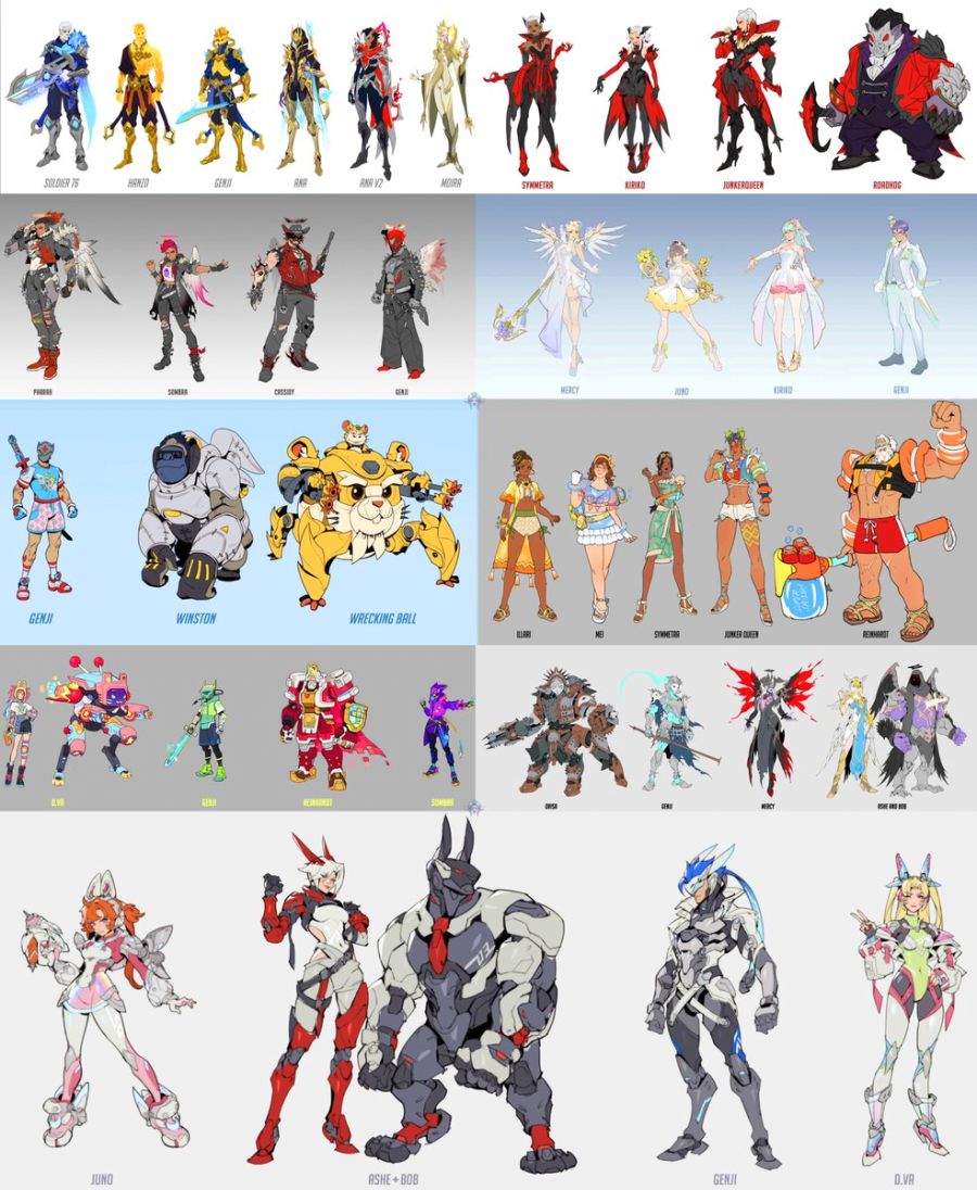 (흥미) 오버워치2 현재까지 공개된 스킨 컨셉 아트들_4.jpg