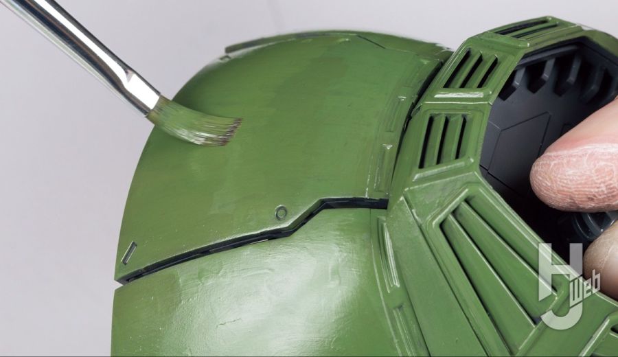 [하비 재팬] MG 겔구그 양산기 2.0 소재 래커 도료 붓칠 강의_41.jpg