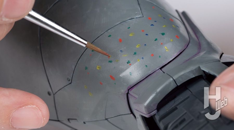 [하비 재팬] MG 겔구그 양산기 2.0 소재 래커 도료 붓칠 강의_51.jpg