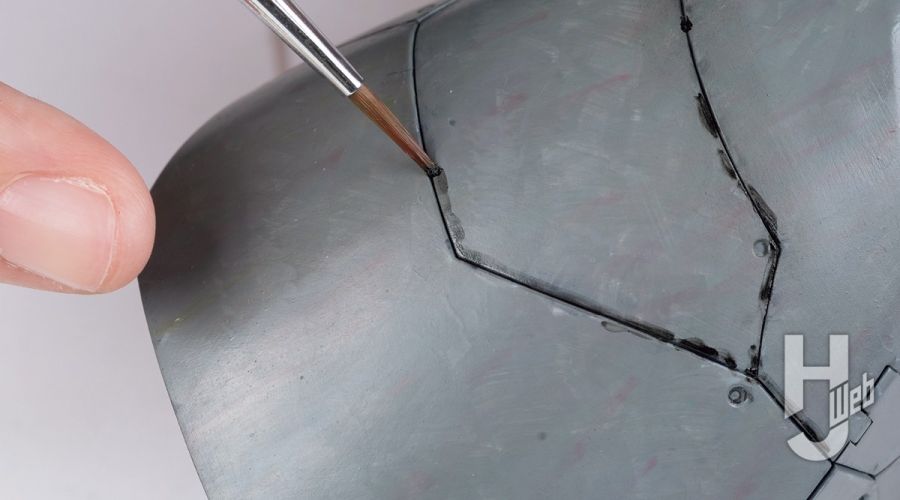 [하비 재팬] MG 겔구그 양산기 2.0 소재 래커 도료 붓칠 강의_53.jpg