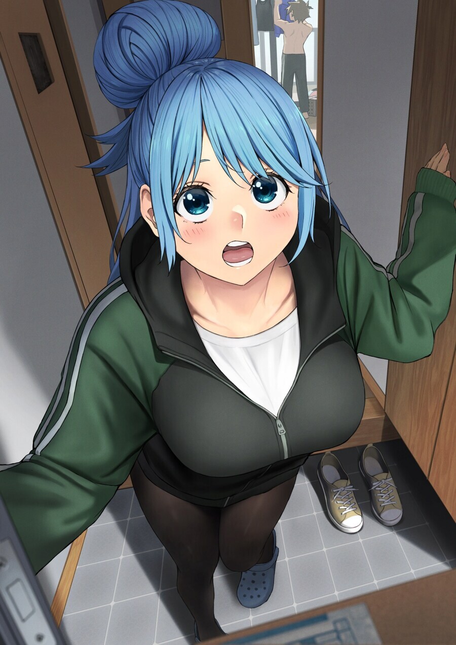 갈 곳이 없다고 찾아온 소꿉친구 누나 만화_4.jpg