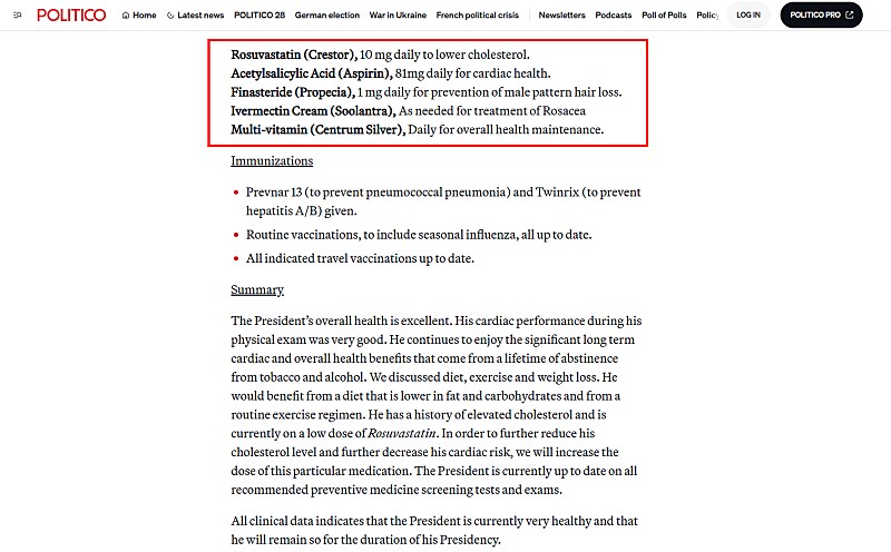 미국 대통령이 먹는 약과 영양제들..._2.png