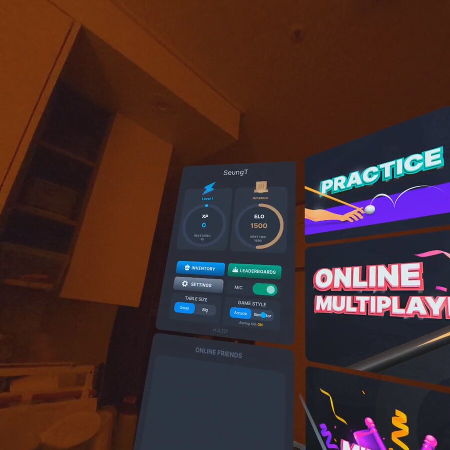 [신작리뷰] 포켓볼 VR, MiRacle Pool VR 메타퀘스트3S 리뷰_14.png