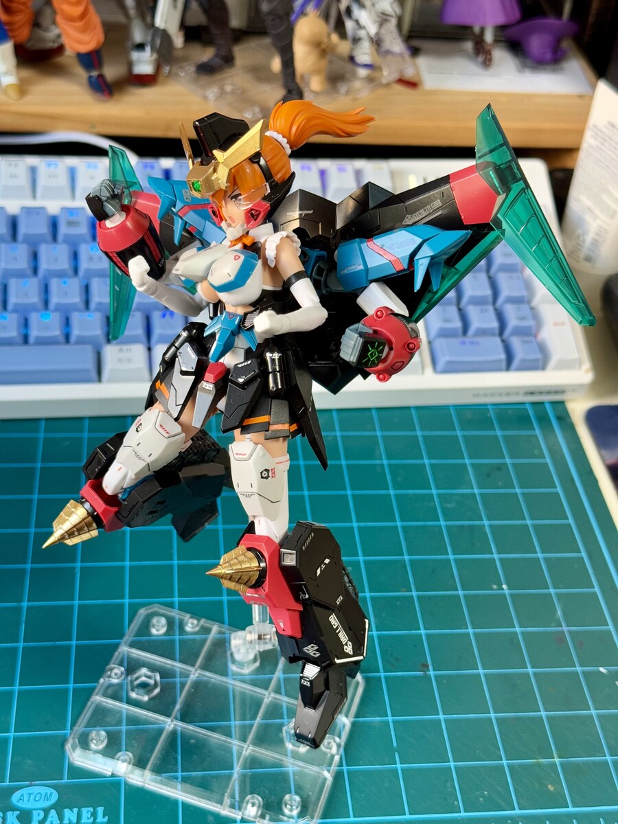 [고토부키야] 가오파이가걸에 사제습식 데칼을 붙여봤습니다._20.jpg