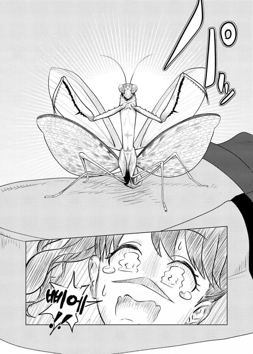 @) 사마귀랑 싸우는 히구치 마도카 만화_5.jpg