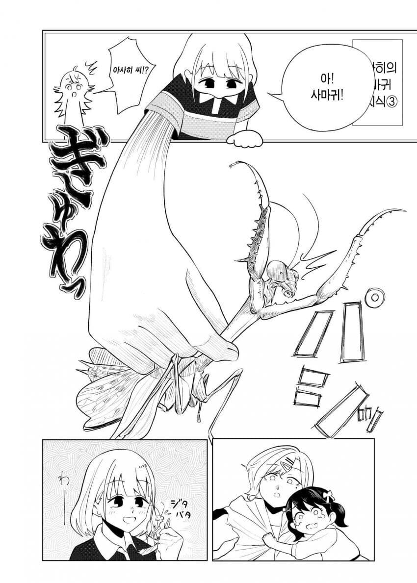@) 사마귀랑 싸우는 히구치 마도카 만화_17.jpg
