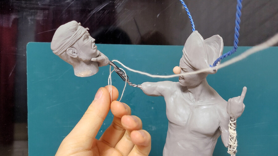 원피스 ) 사황버기 각성폼 피규어 만들어 봤습니다_12.jpg