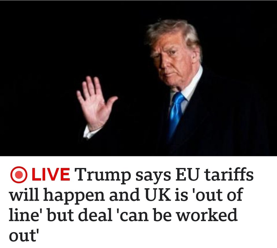 트럼프 근황 "이제 EU 팰꺼고 그 다음은 영국"_1.jpg