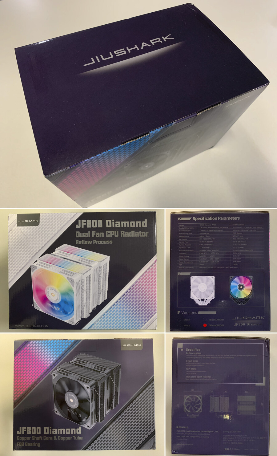 JIUSHARK JF800 Diamond ARGB 화이트 대장 CPU 공랭쿨러_2.jpg