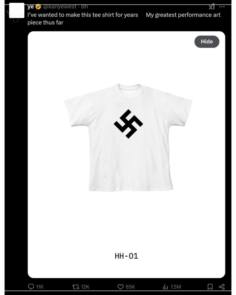 칸예 나치 발언 이후 x 계정 폭파_2.jpg