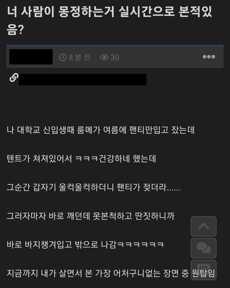 사람이 몽정하는걸 실시간으로 봤다는 사람.JPG_1.jpg