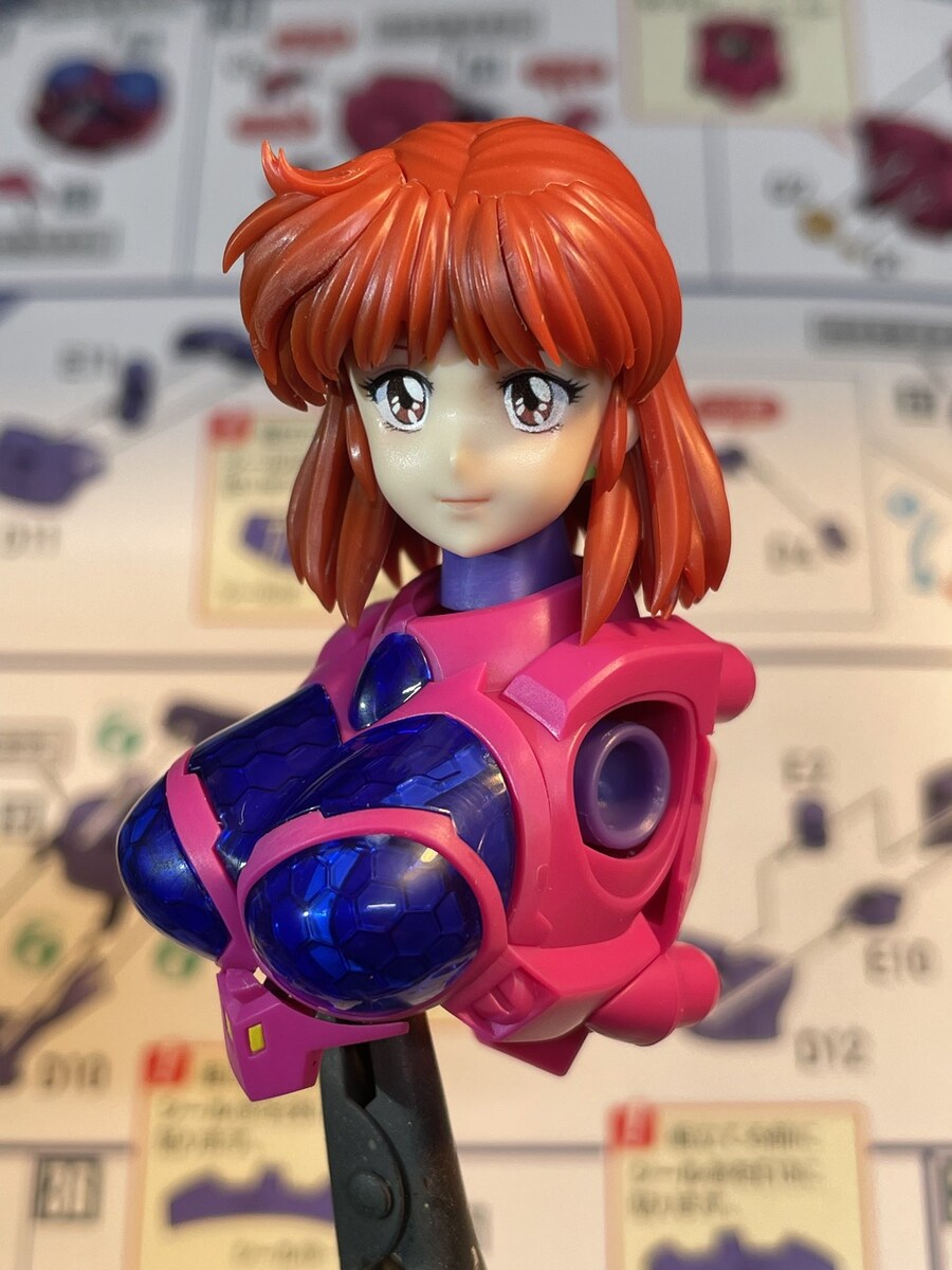 [맥스팩토리] PLAMAX 초음전사 보그맨 아니스 팜 샘플. 상반신 조립 이미지_1.jpg