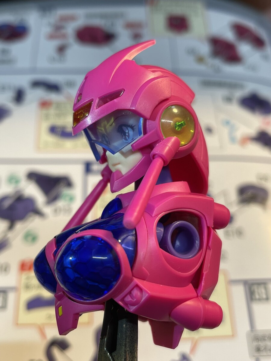 [맥스팩토리] PLAMAX 초음전사 보그맨 아니스 팜 샘플. 상반신 조립 이미지_4.jpg