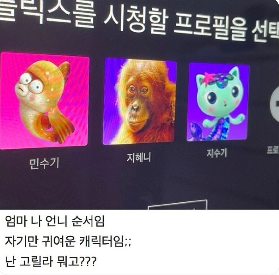 넷플릭스 프로필을 두고 벌어진 가족간의 혈투_1.jpg