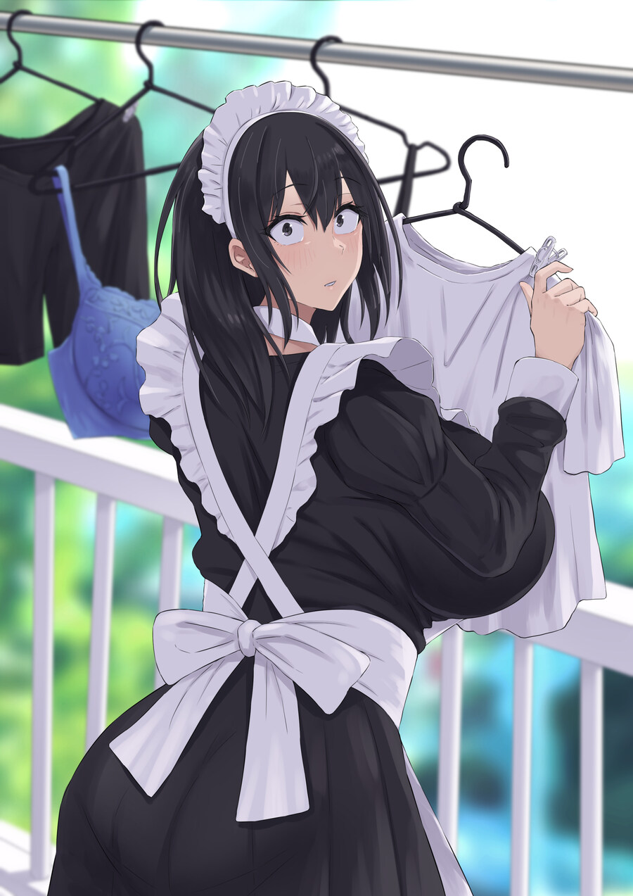 적당한 가슴 크기의 사백안 메이드_1.jpg