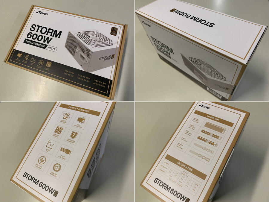 AONE STORM 600W 80PLUS 브론즈 화이트 파워서플라이_3.jpg