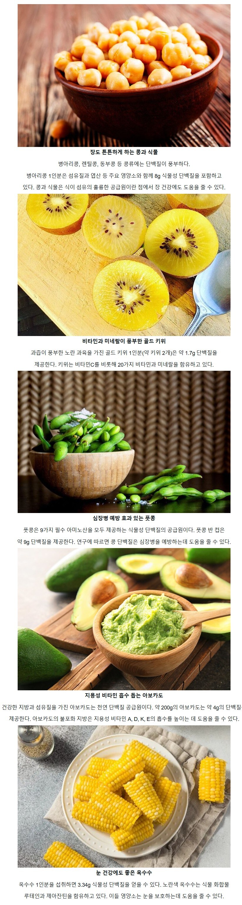 [정보] 단백질 보충을 돕고 건강 효과까지 갖춘 과일과 채소들_1.jpg