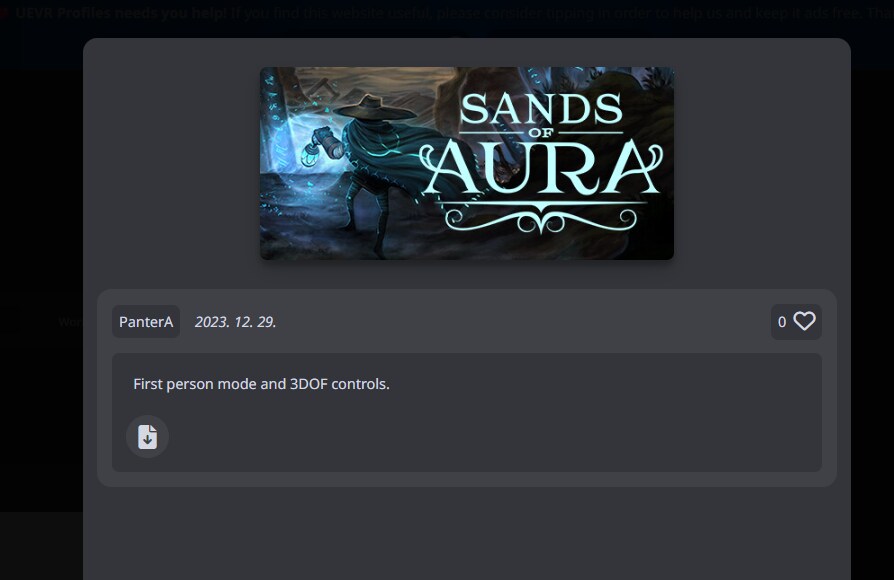 [UEVR] Sands of AURA VR 플레이 - 메타퀘스트3 - 호환 A급_12.png