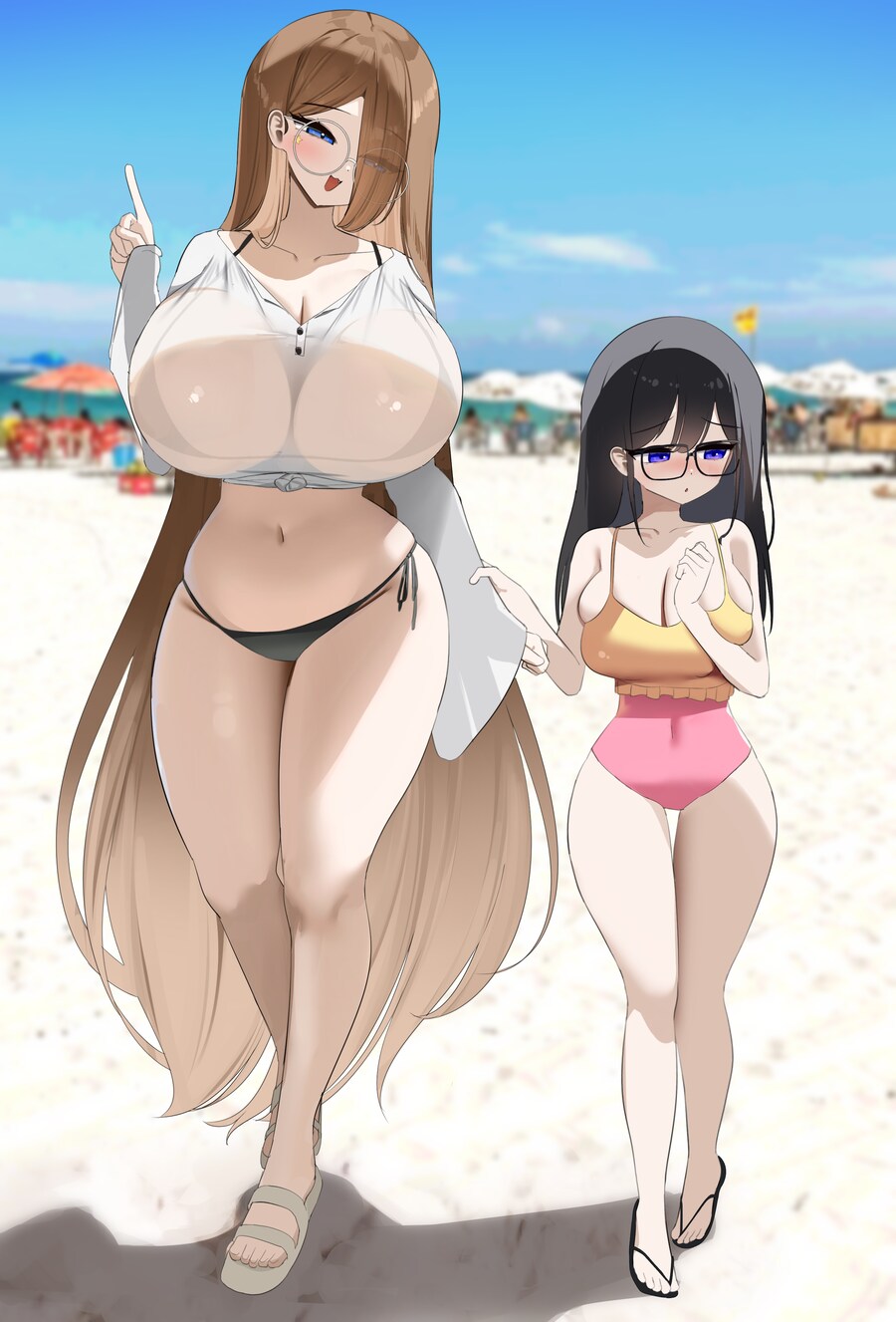 해변의 거유 모녀_2.png