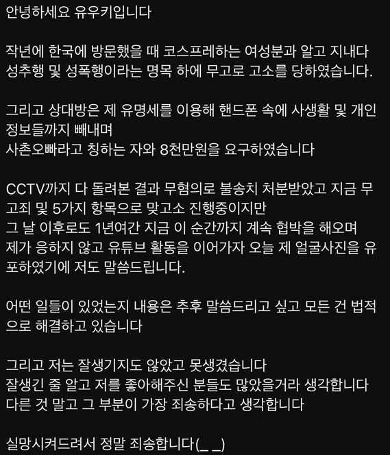 일본인 유튜버 무고사건이 중립기어가 아닌 이유_1.png