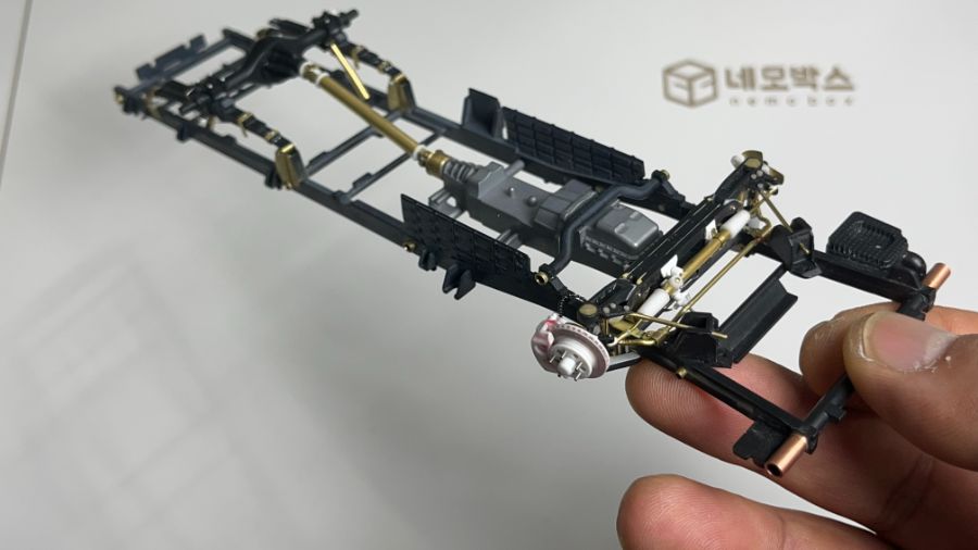 포터2 차체하부 프레임 프론트서스펜션 디테일업 및 가동식 개조_10.jpg