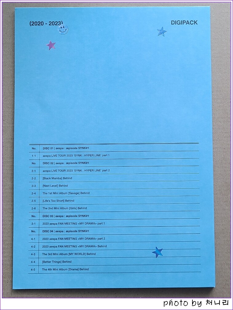 [오픈샷] '에스파' 공연 실확녹화 블루레이 오픈샷.(SM의 퇴보...)_11.jpg