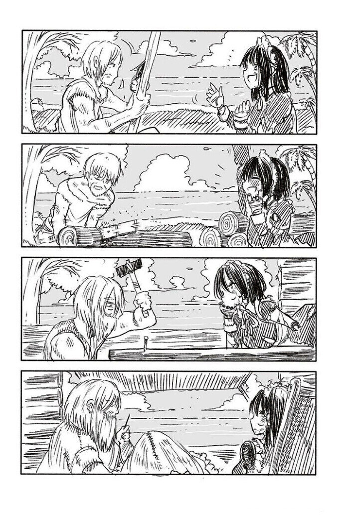 로봇메이드와 무인도에 조난당하는 만화_10.jpg