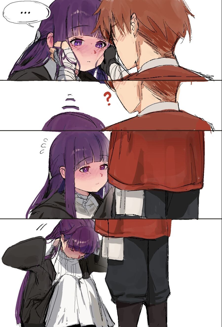 프리렌) 슈타르크가 페른이랑 뽑뽀하는.manga_4.jpg