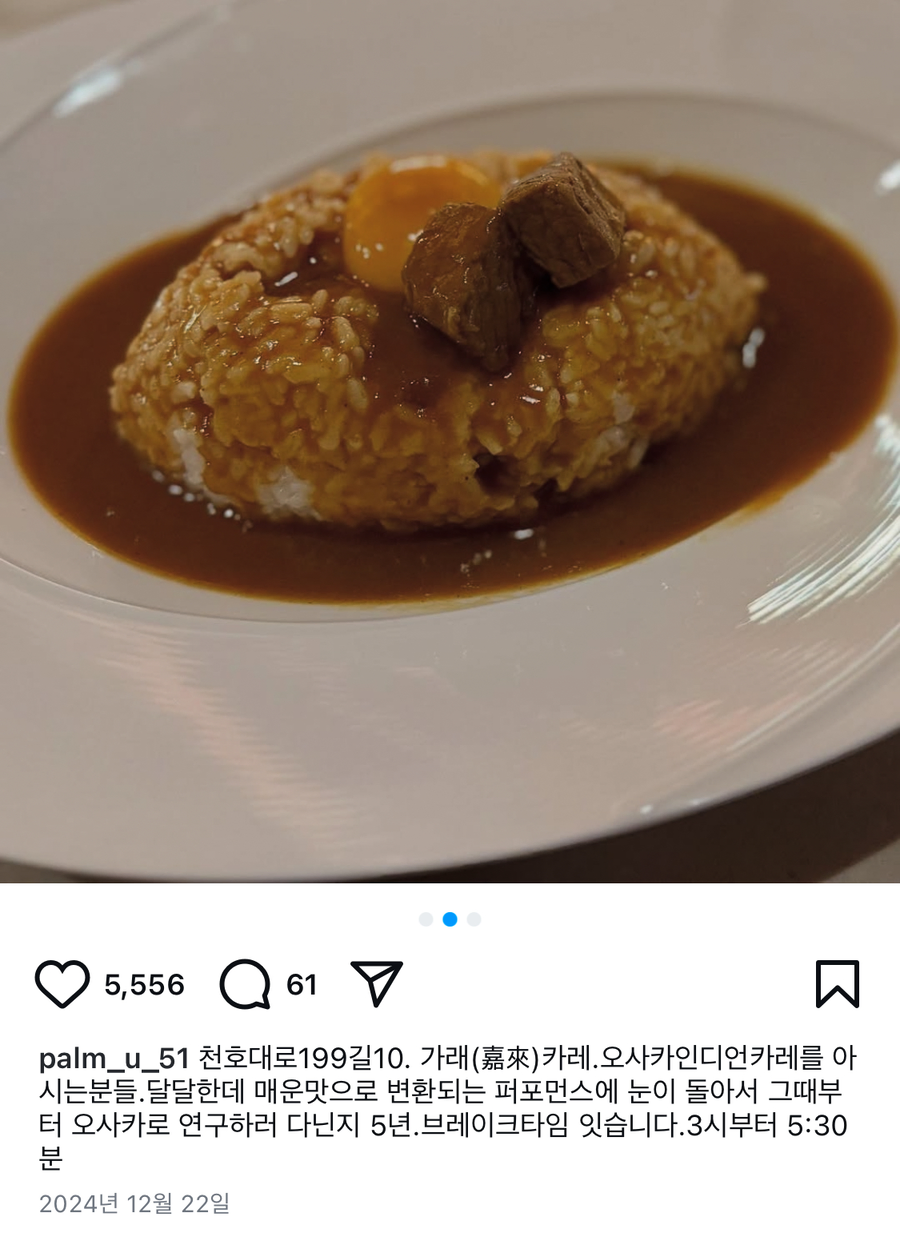 오사카 100번을 오가면서 개발했다는 이장우의 카레_2.webp