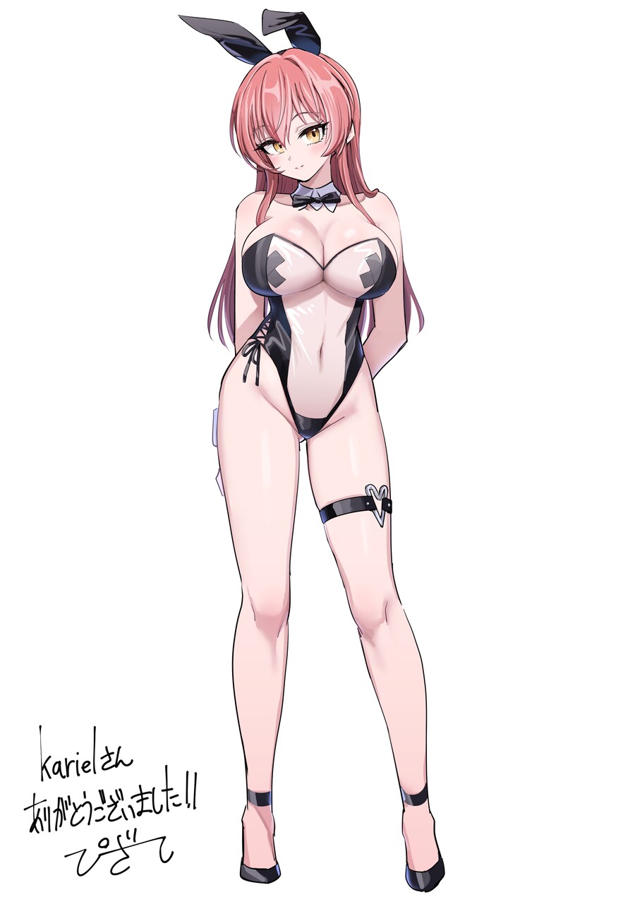 @) 자랑) 미카 커미션 팬아트 05. 투명 바니걸 처녀가사키._2.png